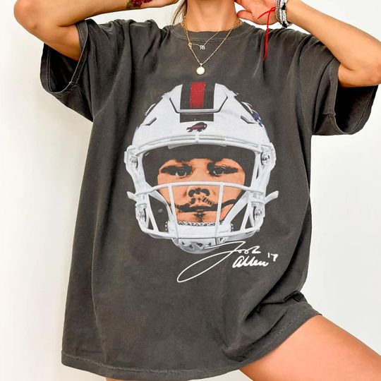 Josh Allen Shirt-graphic tee,josh allen tshirt,josh allen gifts,football team t-shirt,football shirt