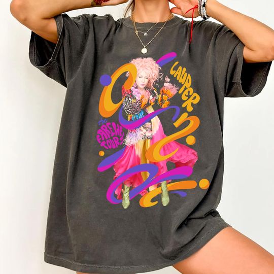 Discover Comfort Colors Cyndi Lauper Final Leg Shirt, Cyndi Lauper Girl Just Wanna Have Fun Farewell Tour 2025 T-Shirt, Cyndi Lauper Fan Gifts