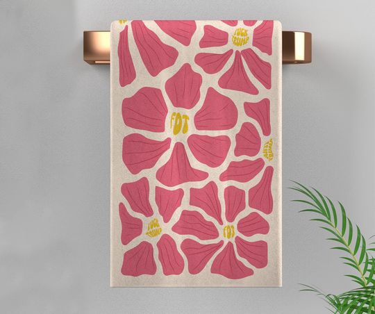 Discover Subtle F*ck Trump Hand Towel, Vintage Towel, Anti Trump Tea Towel, Bathroom Towel Set, FDT, Political Home Decor, Anti Maga Towel D2HQ09