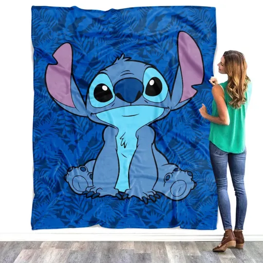 Discover Lilo And Stitch Blanket, 50 Shades Of Stitch Fleece Blanket