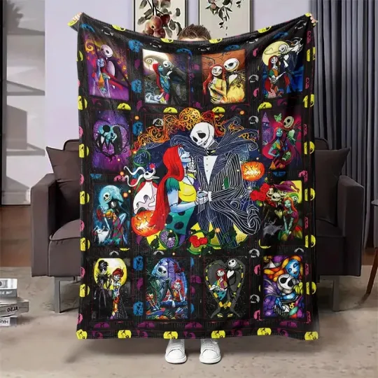 Discover The Nightmare Before Christmas Fleece Blanket Gift For Fan And Family