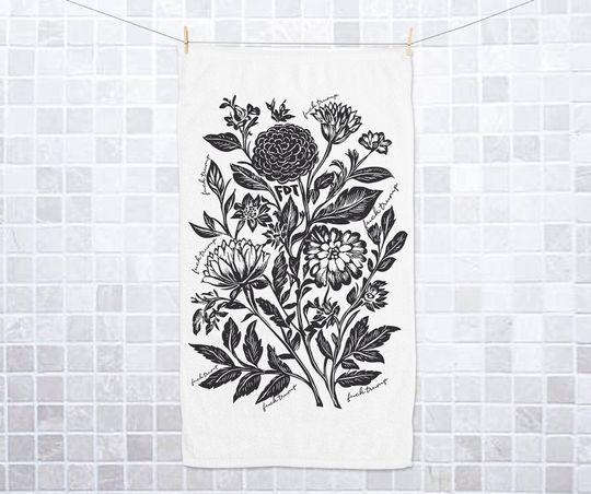 Discover Subtle Anti-Right Hand Towel with FDT, Liberal Humor Accent, Funny Bathroom Decor, Political Housewarming Gift JCNP29