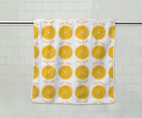 Discover Subtle F*ck Trump Hand Towel, Funny Political Home Decor, Fuck Trump Kitchen Towel, Sarcastic Liberal Gift, Fuck Trump Towel, FDT D2HL17