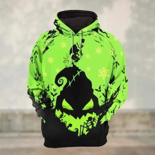 Discover Nightmare Before Xmas Oogie Boogie Man Halloween Gift Hoodie 3D Printed