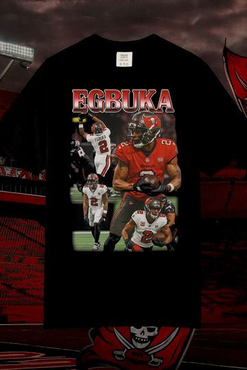 Emeka Egbuka Bootleg Tee | Tampa Bay Buccaneers Retro Football Shirt