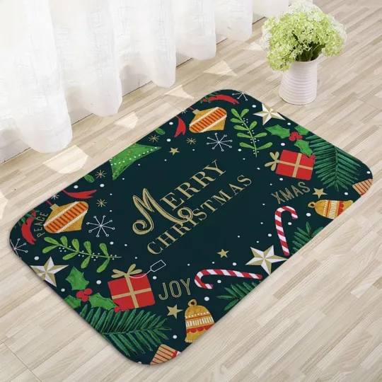 Discover Christmas Door Mat Indoor  Outdoor Party Carpet For Xmas Decorations