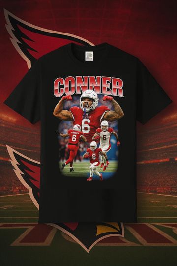 Discover James Conner Bootleg Shirt | Arizonna Cardinals Retro football Graphic Tee