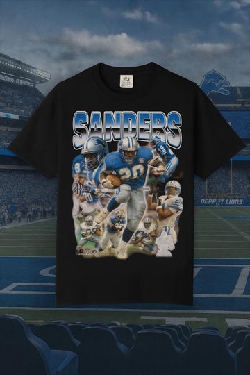 Discover Barry Sanders Bootleg Shirt | Detroit Lions Retro football Tee