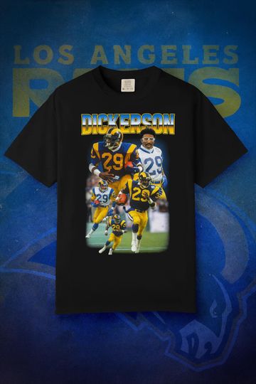 Discover Eric Dickerson Bootleg Shirt | Retro Rams football Graphic Tee