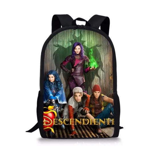 Discover Descendant of Baron Cartoon Backpack Cute for Boys Girls School Travel 17 Inch