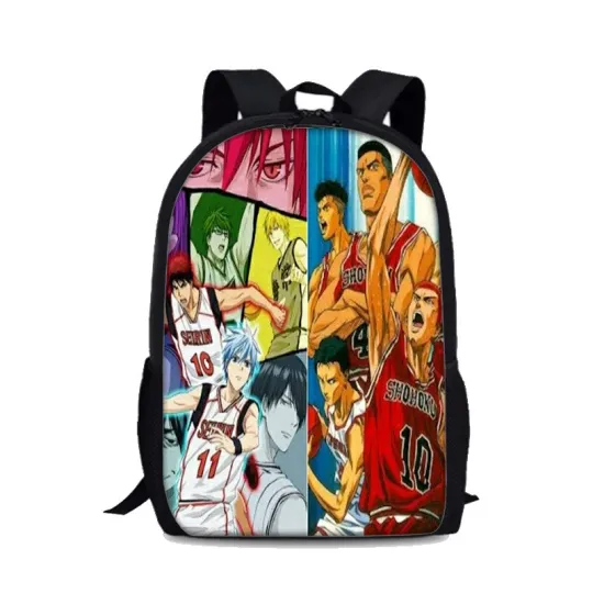 Discover Slam Dunk Cartoon Backpack Cute for Boys Girls School Travel 17 Inch