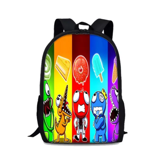Discover Friends Cartoon Backpack Cute for Boys Girls School Travel 17 Inch