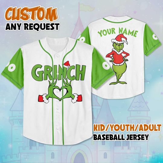 Discover Custom funny character Christmas Baseball Jersey, Personalized The funny character Jersey, Holiday Christmas Team Outfit, Funny Xmas Gift for Fans