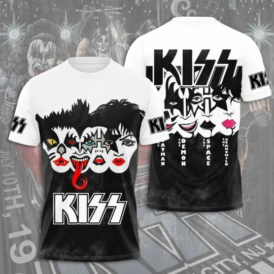 Discover Kisses Band Ace Frehley Twoside Print 3D Shirt Gift Fan