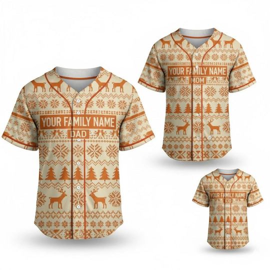 Discover Custom Christmas Baseball Jersey, Baseball Jersey For family, Thanksgiving Jersey Shirt, Kid's Shirt, Baseball Shirt