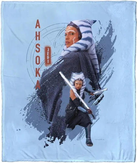 Discover Disney Jedi Star Wars Ahsoka Fleece Blanket DC Comics Marvel SuperHero