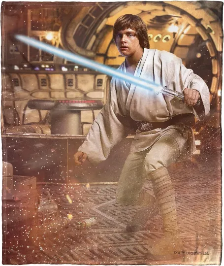 Discover Jedi Master Star Wars Disney SuperHero Holiday Christmas Xmas Fleece Blanket