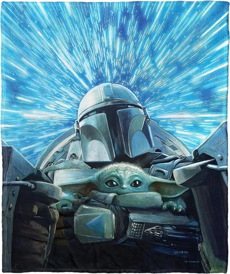 Discover Hyperspeed Star Wars Disney SuperHero Holiday Christmas Fleece Blanket