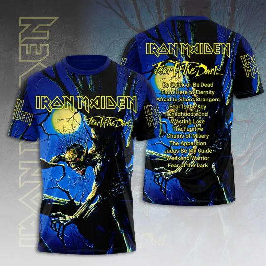 Discover Iron Maiden Inspired Run For Your Lives World Tour 2025 – Licensed 3D T-Shirt16