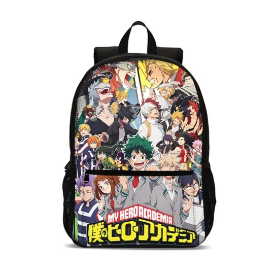 Discover Anime Cartoon Backpack for Boys and Girls 18.5in School Travel Bag