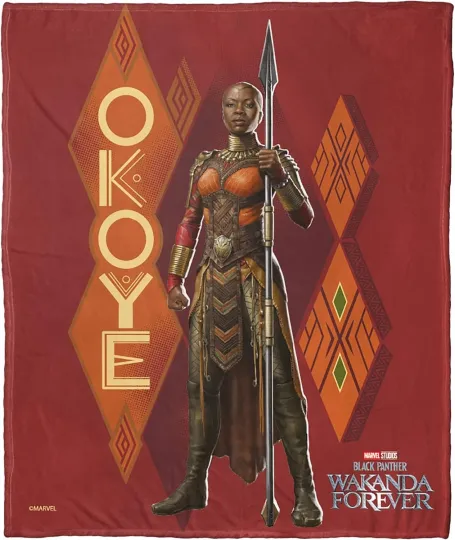 Discover Okoye Black Panther Disney Marvel DC Comics SuperHero Fleece Blanket