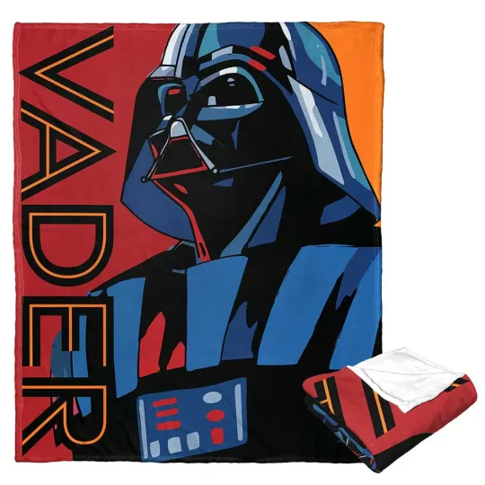 Discover Disney Star Wars Pop Art Darth Vader Cozy Fleece Blanket
