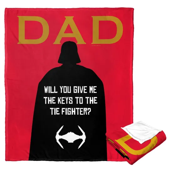 Discover Disney Star Wars Classic Keys To The Tie Fighter Cozy Fleece Blanket