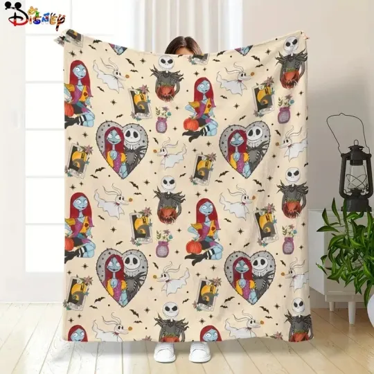 Discover The Nightmare Before Christmas Fleece Blanket Best Gift