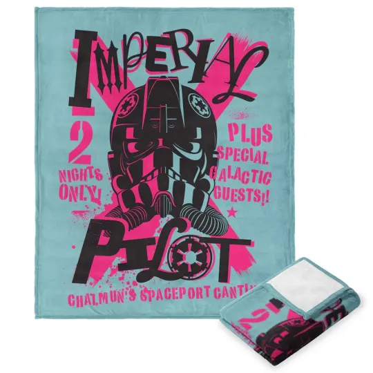 Discover Disney Star Wars Spaceport Cozy Fleece Blanket