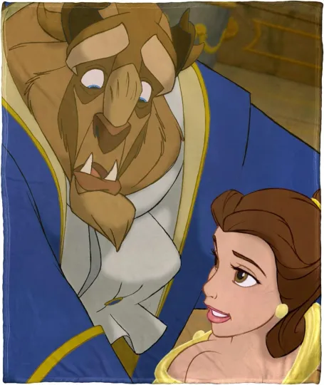 Discover Belle Waltz Disney Classics DisneyFriends Fleece Blanket