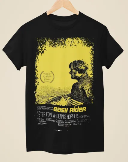 Discover Easy Rider Movie Poster Unisex Black T-Shirt