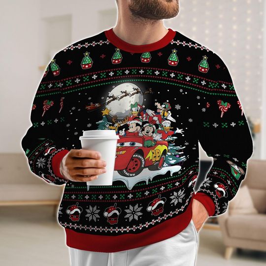 Discover Festive Ugly Christmas Sweater, Holiday Ugly Sweater, Funny Festive Xmas Sweater, Christmas Gift