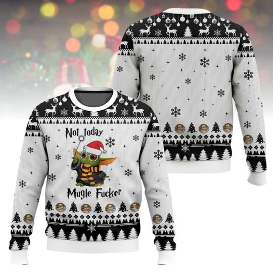 Discover Baby Alien Ugly Christmas Sweater, Funny Xmas Sweater, Geeky Ugly Sweater, Holiday Gift