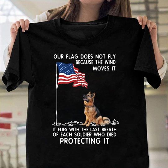 Discover Veteran Shirt - Gifts For Veteran - Veteran T-shirt - Our Flag Does Not Fly Because The Wind Moves It