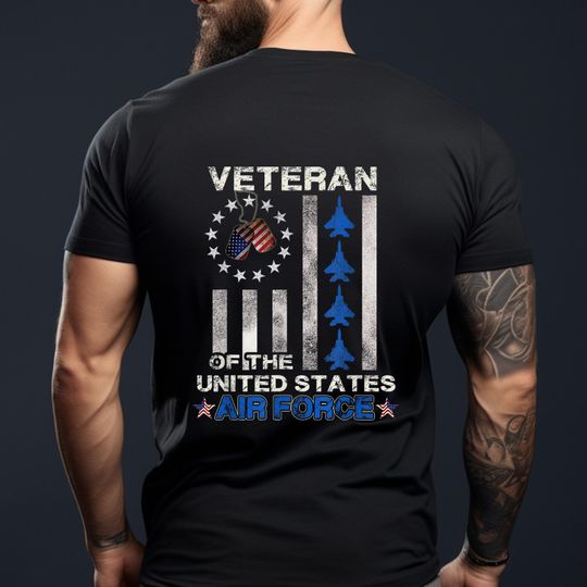 Discover Veteran Hoodie - Gifts For Veteran - Patriotic T-Shirt - Veteran Gift -Veteran Of The United States Air Force T-Shirt US Air Force T-Shirt