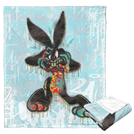 Warner Bros. Looney Tunes Crazy Bugs Cozy Fleece Blanket