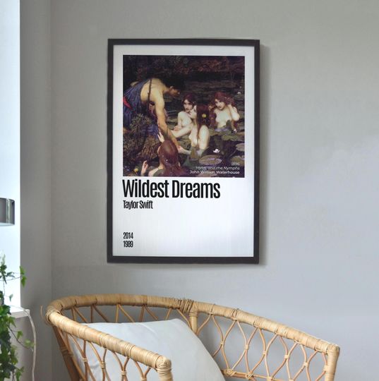 Discover Taylorr Swifts Wildest Dreams Poster: Waterhouse Nymphs Art