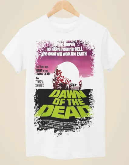 Dawn of the Dead - Movie Poster Inspired Unisex White T-Shirt