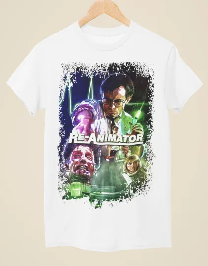 Discover Re-Animator Movie Poster Unisex White T-Shirt