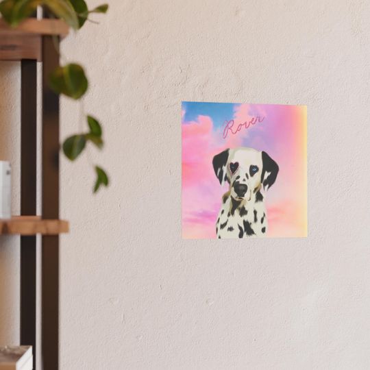 Discover Rover Era Poster, Vinyl Album Cover Art Print, Satin Matte Wall Decor, Archival Dog Art Print, Dog Lover Gift, Music Inspired Poster