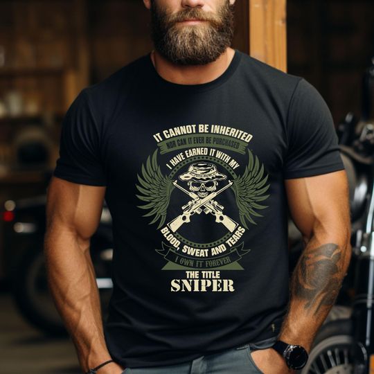 Discover Military Gift Shirt - Military T-Shirt - Military Sniper T-Shirt