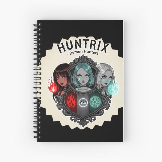 Discover Huntrix Demon Trio Sticker – KvPop Girls Rumi, Mika, Zoey Journal