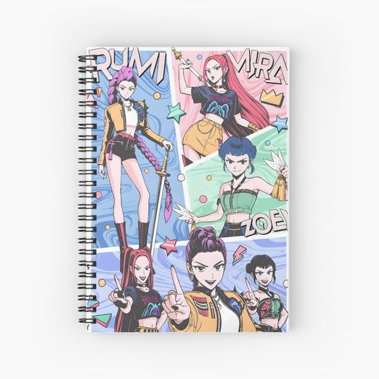 Discover HUNTR/X - HUNTRIX Girl Group K-Pop Demon Hunters Journal