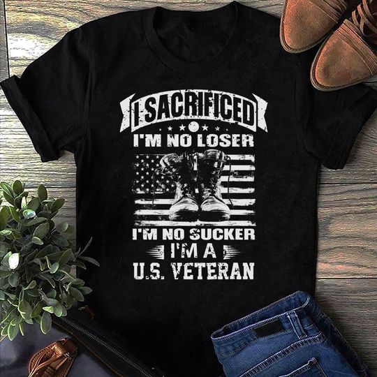 Discover U.S. Veteran T-Shirt: Patriotic Military Gift