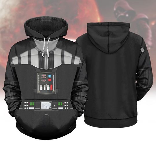 Darth Vader Cosplay 3D Hoodies, Star Wars Costume Top, Halloween Unisex Tshirt, Anakin Skywalker Sweatshirt Men, Galaxy's Edge Shirt