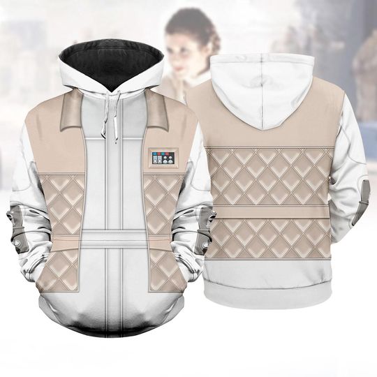 Leia Organa Cosplay 3D Hoodies, Star Wars  Costume Top, Halloween Unisex Tshirt, Princess Leia Sweatshirt Women, Darth Vader Fan Shirt