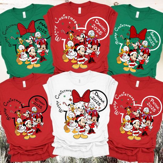 Discover Disney Christmas Shirt, Mickeys Merry Christmas Party Shirt, Mickey Christmas Sweatshirt, Disneyland Xmas Family, Toddler, Youth and Adult