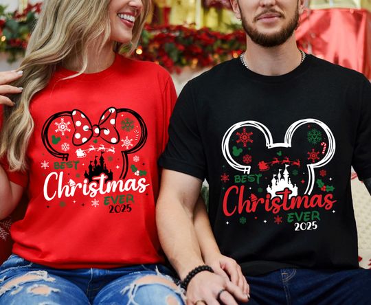 Discover Disney Christmas Family Shirts, Christmas Matching Shirts, Disney Christmas Trip 2025, Family Christmas Tees, Disney Christmas Vacation C5