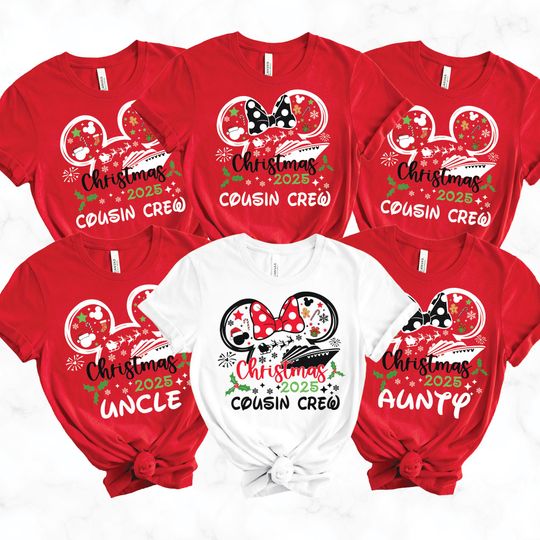 Discover Disney Cruise Christmas Shirt Custom, Disney Christmas 2025 Tee, Disney Cruise Christmas Shirt, Family Disney Xmas Tee, Christmas Family Tee