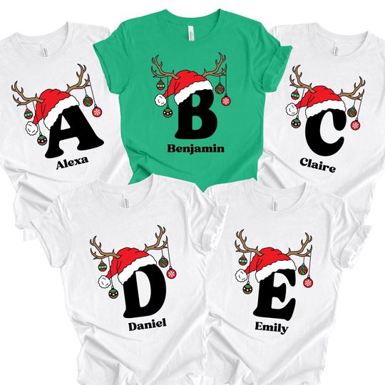 Discover Custom Christmas Family Name 2025 Shirt, Christmas 2025 Shirt, Christmas Family T-shirt, Christmas Shirts, Personalized Christmas Name Shirt